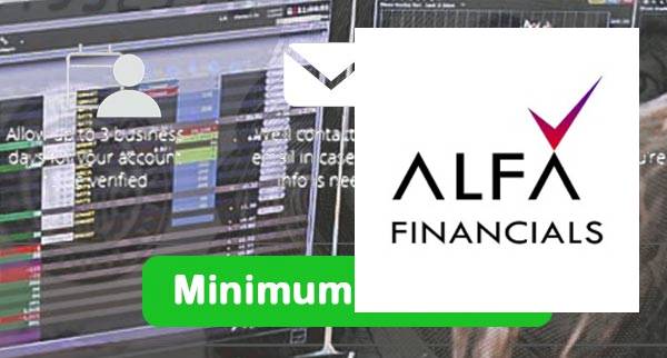 ALFA FINANCIALS Min Deposit