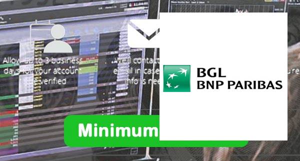 BGL BNP Paribas Min Deposit