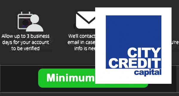 City Credit Capital Min Deposit