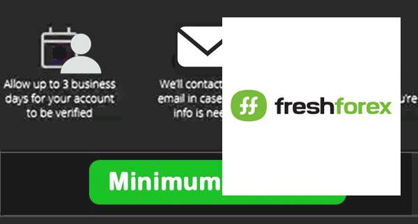FreshForex Min Deposit