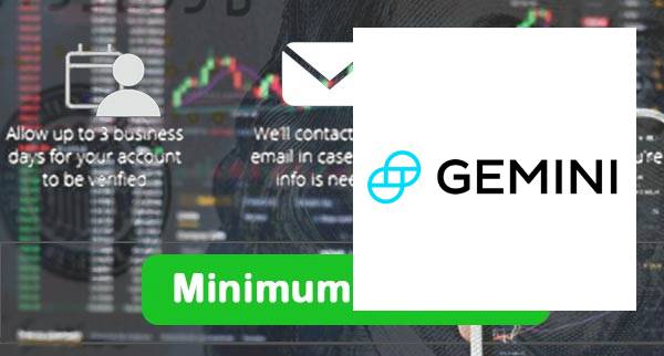 Gemini Min Deposit