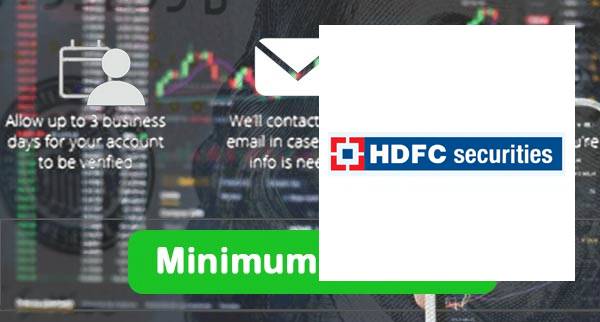 HDFC Securities Min Deposit