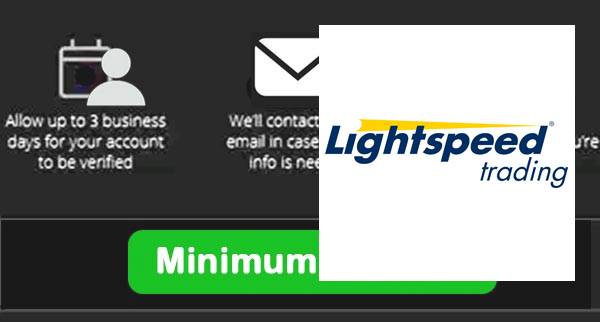 Lightspeed Trading Min Deposit