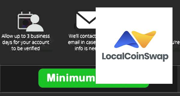 Localcoinswap Min Deposit