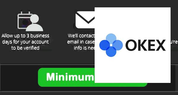 OKEx Min Deposit