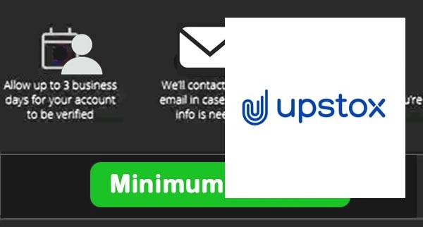 Upstox Min Deposit