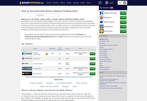 Beeoptions binary options brokers Review