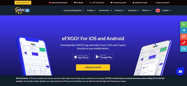 EuropeFX Review