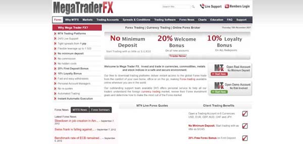 Mega Trader FX Review