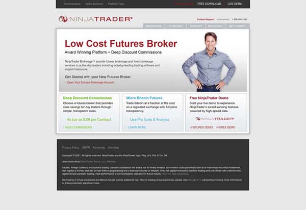 NinjaTrader Brokerage Review