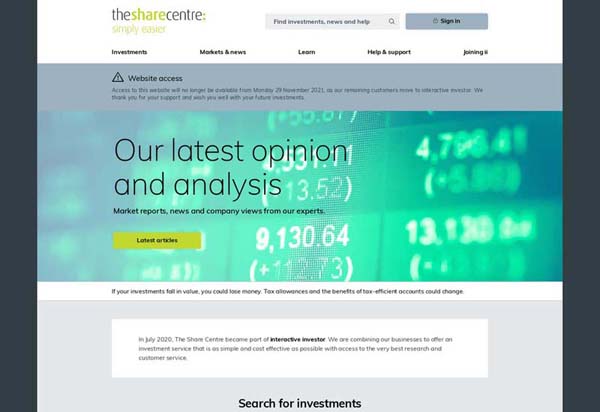 The Share Centre Review